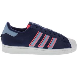 Adidas Originals Superstar Tenis para hombre, Shadow Navy/Magic Grey Metallic/Turbo, 27.0 cm Adidas Originals Superstar Tenis para hombre, Shadow Navy/Magic Grey Metallic/Turbo, 27.0 cm