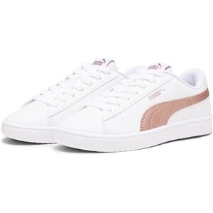 PUMA , Tenis Casuales Rickie Classic JR, Unisex, Blanco con Rosa, Talla 22 PUMA , Tenis Casuales Rickie Classic JR, Unisex, Blanco con Rosa, Talla 22