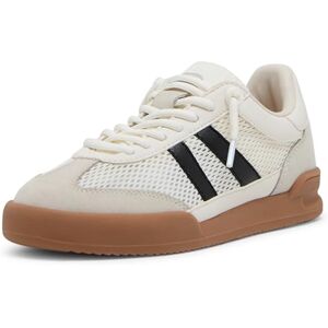 Steve Madden Verdict Tenis para mujer, Blanco/Negro, 24.0 cm Steve Madden Verdict Tenis para mujer, Blanco/Negro, 24.0 cm