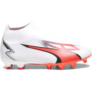 PUMA Future Match+ Tacos de fútbol para hombre, Blanco/Negro/Naranja, 31 cm PUMA Future Match+ Tacos de fútbol para hombre, Blanco/Negro/Naranja, 31 cm