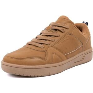 Nautica Tenis de moda para hombre, con cordones, estilo de baloncesto elegante y cómodos zapatos para caminar, Goma de trigo, 27.5 cm Nautica Tenis de moda para hombre, con cordones, estilo de baloncesto elegante y cómodos zapatos para caminar, Goma de trigo, 27.5 cm