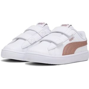 PUMA , Tenis Casuales Rickie Classic V Inf, Unisex, Blanco con Rosa, Talla 14 PUMA , Tenis Casuales Rickie Classic V Inf, Unisex, Blanco con Rosa, Talla 14