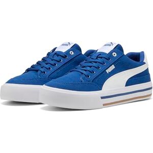 PUMA , Tenis Casuales Court Classic Vulc FS, Unisex, Azul con Blanco, Talla 26,5 PUMA , Tenis Casuales Court Classic Vulc FS, Unisex, Azul con Blanco, Talla 26,5