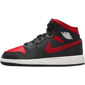 Jordan AIR 1 MID (GS) "NEGRO/VARSITY ROJO-BLANCO, Negro Varsity Red Summit White, 5 Big Kid Jordan AIR 1 MID (GS) "NEGRO/VARSITY ROJO-BLANCO, Negro Varsity Red Summit White, 5 Big Kid