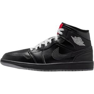 Nike Air Jordan 1 Mid SE Zapatos para hombre (HV5177-010, negro/blanco/gris lobo), negro, blanco, gris (Black/white/wolf Grey/black), 29 cm Nike Air Jordan 1 Mid SE Zapatos para hombre (HV5177-010, negro/blanco/gris lobo), negro, blanco, gris (Black/white/wolf Grey/black), 29 cm