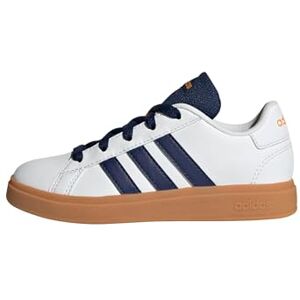 Adidas Grand Court Lyfestyle Tenis Unisex, Color Blanco de Niño Adidas Grand Court Lyfestyle Tenis Unisex, Color Blanco de Niño