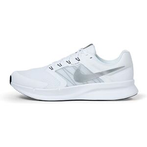 Nike Run Swift 3 (Extra Ancho) (Negro/Blanco-Gris Ahumado), Blanco/Plata Metálica/Gris Fútbol, 25.0 cm Nike Run Swift 3 (Extra Ancho) (Negro/Blanco-Gris Ahumado), Blanco/Plata Metálica/Gris Fútbol, 25.0 cm