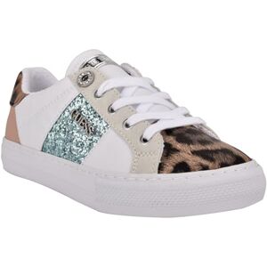 GUESS Loven Tenis para Mujer, Blanco/Blushy, 25.5 GUESS Loven Tenis para Mujer, Blanco/Blushy, 25.5