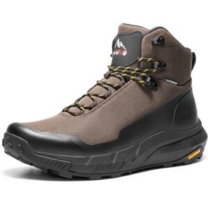 NORTIV 8 Botas de Senderismo Impermeables para hombre Deportes Aire Libre Calzado para Trekking HydroTrek,Size 30.5 cm,Oscuro Marrón,NMUMHB2504 NORTIV 8 Botas de Senderismo Impermeables para hombre Deportes Aire Libre Calzado para Trekking HydroTrek,Size 30.5 cm,Oscuro Marrón,NMUMHB2504