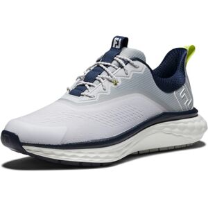 FootJoy Fj Quantum Tenis de Golf para Hombre, Blanco/Gris/Azul (White/Grey/Blue), 27 cm FootJoy Fj Quantum Tenis de Golf para Hombre, Blanco/Gris/Azul (White/Grey/Blue), 27 cm