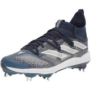 Adidas Adizero Afterburner 9 Nwv Tenis de béisbol para Hombre, Team Navy Blue/White/Wonder Steel, 7.5 US Adidas Adizero Afterburner 9 Nwv Tenis de béisbol para Hombre, Team Navy Blue/White/Wonder Steel, 7.5 US