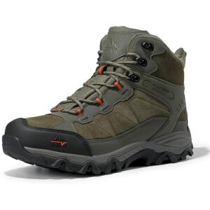 NORTIV 8 Botas de Senderismo Impermeables para Hombre Deportes Aire Libre Calzado,Size 24.5 cm,Army Green,JS19004M NORTIV 8 Botas de Senderismo Impermeables para Hombre Deportes Aire Libre Calzado,Size 24.5 cm,Army Green,JS19004M