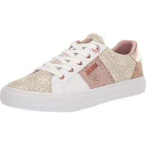 GUESS Loven Tenis para Mujer, Natural Claro, 9.5 US GUESS Loven Tenis para Mujer, Natural Claro, 9.5 US