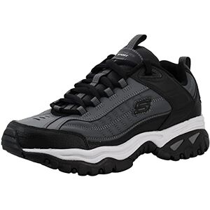 Skechers , Tenis para Hombre, Energy Afterburn 50081, Negro/Gris, 28.5 Ancho Medio Skechers , Tenis para Hombre, Energy Afterburn 50081, Negro/Gris, 28.5 Ancho Medio