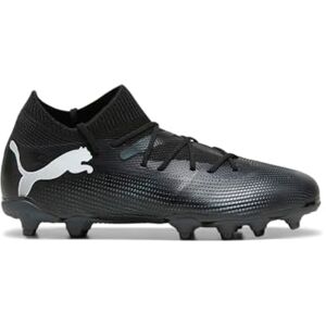 PUMA Future Match Firm Piso Artificial para niños, Negro/Blanco, 1 Big Kid PUMA Future Match Firm Piso Artificial para niños, Negro/Blanco, 1 Big Kid