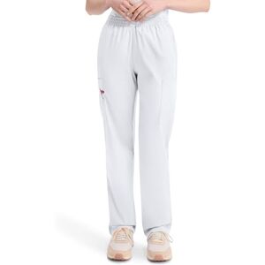 Dickies EDS Signature Scrubs para Mujer, Pantalones Cargo sin Cierre de Cintura elástica para Mujer, en popelín Cepillado Suave 86106, Blanco, L Altura Dickies EDS Signature Scrubs para Mujer, Pantalones Cargo sin Cierre de Cintura elástica para Mujer, en popelín Cepillado Suave 86106, Blanco, L Altura