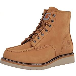 Carhartt Botas de cuña para hombre de 6 pulgadas, Trigo, 9 Wide Carhartt Botas de cuña para hombre de 6 pulgadas, Trigo, 9 Wide