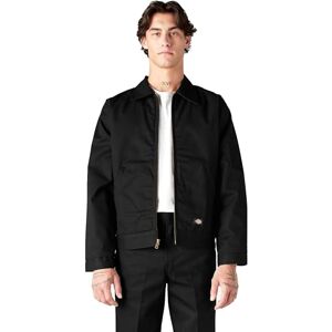 Dickies Big-Tall Chamarra con forro Eisenhower para hombre, Negro, Medium/Long Dickies Big-Tall Chamarra con forro Eisenhower para hombre, Negro, Medium/Long