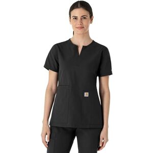 Carhartt Scrubs C12213 Force® Playera Tipo túnica de Ajuste Moderno para Mujer, Negro -, X-Small Carhartt Scrubs C12213 Force® Playera Tipo túnica de Ajuste Moderno para Mujer, Negro -, X-Small