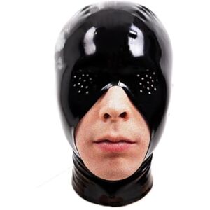SMGZC Látex Cabeza Cubrir,Látex Máscara de Cabeza,Capucha de Goma,máscara de fiesta Para Cosplay Fiesta Club Juego de Role (S) SMGZC Látex Cabeza Cubrir,Látex Máscara de Cabeza,Capucha de Goma,máscara de fiesta Para Cosplay Fiesta Club Juego de Role (S)