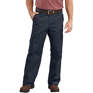Dickies Pantalón de Trabajo de Ajuste Holgado para Hombre, Azul Marino Oscuro, 34W x 32L Dickies Pantalón de Trabajo de Ajuste Holgado para Hombre, Azul Marino Oscuro, 34W x 32L
