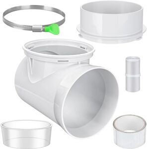 YZMLOL Codo de ventilación de secadora de 90 grados, kit de conector de ventilación de secadora, conector de conducto de ventilación de secadora, ventilación de secadora de 90 grados, codo conector ajustado YZMLOL Codo de ventilación de secadora de 90 grados, kit de conector de ventilación de secadora, conector de conducto de ventilación de secadora, ventilación de secadora de 90 grados, codo conector ajustado