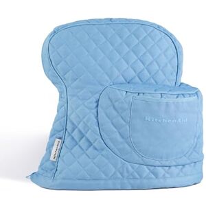 KitchenAid Funda mezcladora Ajustable con Cabezal inclinable con Bolsillo de Almacenamiento, Acolchado 100% algodón, 14.5 x 18 x 10 Pulgadas, Terciopelo Azul KitchenAid Funda mezcladora Ajustable con Cabezal inclinable con Bolsillo de Almacenamiento, Acolchado 100% algodón, 14.5 x 18 x 10 Pulgadas, Terciopelo Azul
