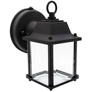 Maxxima Farol LED de pared para exteriores, con vidrio transparente, 3000 K, blanco cálido, 650 lúmenes, sensor de luz de fotocélula de anochecer al amanecer, accesorio de patio o porche para iluminación exterior, color negro Maxxima Farol LED de pared para exteriores, con vidrio transparente, 3000 K, blanco cálido, 650 lúmenes, sensor de luz de fotocélula de anochecer al amanecer, accesorio de patio o porche para iluminación exterior, color negro