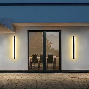 WODHMIEY Luz De Pared LED para Exteriores,Luz de Pared LED Exterior Impermeable Lámpara de Pareds IP43 Moderna con Luzs Cálida 3000K Protección Completa para Jardín Pasillo Terraza (80 cm) WODHMIEY Luz De Pared LED para Exteriores,Luz de Pared LED Exterior Impermeable Lámpara de Pareds IP43 Moderna con Luzs Cálida 3000K Protección Completa para Jardín Pasillo Terraza (80 cm)