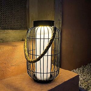 baterysu Linternas solares grandes para exteriores, luz colgante impermeable, LED de jardín, alimentadas por energía solar, lámpara de mesa retro de metal para jardín, patio, porche, césped, camino, baterysu Linternas solares grandes para exteriores, luz colgante impermeable, LED de jardín, alimentadas por energía solar, lámpara de mesa retro de metal para jardín, patio, porche, césped, camino,