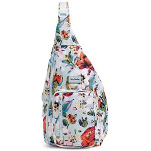 Vera Bradley Mochila reciclada para mujer, Sea Air Floral, Talla unica Vera Bradley Mochila reciclada para mujer, Sea Air Floral, Talla unica