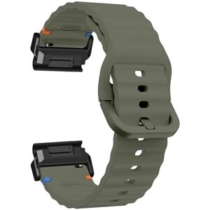 KUWAI Correa Reloj Compatible con Garmin Fenix 8 51mm/Enduro 3 Correas, Silicona Suave con Ajustable Deportivas Banda para Mujeres y Hombres Correa de Repuesto para Garmin Fenix 8 51mm/Enduro 3 Pulsera (7) KUWAI Correa Reloj Compatible con Garmin Fenix 8 51mm/Enduro 3 Correas, Silicona Suave con Ajustable Deportivas Banda para Mujeres y Hombres Correa de Repuesto para Garmin Fenix 8 51mm/Enduro 3 Pulsera (7)