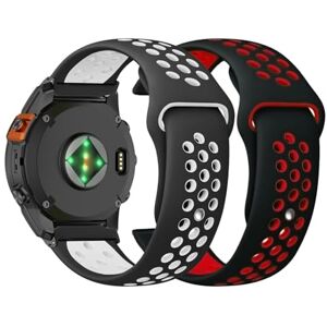 AireWiki Correa de Silicona para Garmin EPIX Gen 2 Correas de Reloj 2 Piezas Suave Transpirable Ajustable Banda de Repuesto Deportivas Compatible con Garmin EPIX Gen 2 Pulsera (4) AireWiki Correa de Silicona para Garmin EPIX Gen 2 Correas de Reloj 2 Piezas Suave Transpirable Ajustable Banda de Repuesto Deportivas Compatible con Garmin EPIX Gen 2 Pulsera (4)