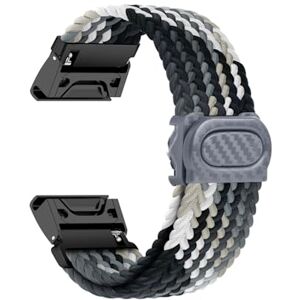 KUWAI Nylon Correa Compatible con Garmin Forerunner 955/935/945 Correa, Suave Trenzado Elástico Ajustable Sport Banda de Reemplazo para Garmin Forerunner 955/935/945 Pulsera para Mujeres y Hombres (2) KUWAI Nylon Correa Compatible con Garmin Forerunner 955/935/945 Correa, Suave Trenzado Elástico Ajustable Sport Banda de Reemplazo para Garmin Forerunner 955/935/945 Pulsera para Mujeres y Hombres (2)