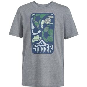 Adidas Playera de Manga Corta para niño, Balón de fútbol Gris carbón, 2 Años Adidas Playera de Manga Corta para niño, Balón de fútbol Gris carbón, 2 Años