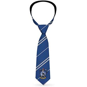 Buckle-Down Corbata estándar RAVENCLAW Crest Stripe6 Azul Gris, Harry Potter, 58" x 4 Buckle-Down Corbata estándar RAVENCLAW Crest Stripe6 Azul Gris, Harry Potter, 58" x 4