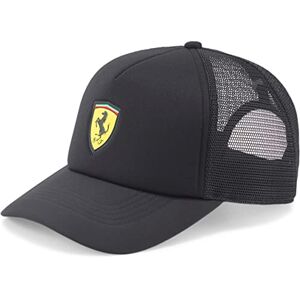 PUMA Gorra unisex Ferrari Sptwr Race Trucker, Negro -, Talla única PUMA Gorra unisex Ferrari Sptwr Race Trucker, Negro -, Talla única