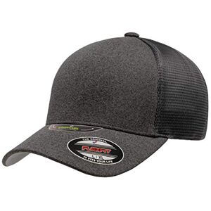 Flexfit Melange Unipanel Gorra de Camionero, Gris Oscuro, Small-Medium Flexfit Melange Unipanel Gorra de Camionero, Gris Oscuro, Small-Medium