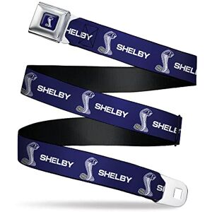 Buckle-Down Carroll Shelby Cinturón con hebilla para cinturón de seguridad, Shelby Super Snake Cobra color blanco marino, ajustable para hombres y mujeres, Shelby, 1.5" Wide Fits Pant Size 24-38 Buckle-Down Carroll Shelby Cinturón con hebilla para cinturón de seguridad, Shelby Super Snake Cobra color blanco marino, ajustable para hombres y mujeres, Shelby, 1.5" Wide Fits Pant Size 24-38