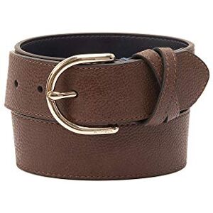 Tommy Hilfiger Cinturón de banda cruzada informal con hebilla redonda para mujer, para jeans, pantalones y vestidos, Banda cruzada café, M Tommy Hilfiger Cinturón de banda cruzada informal con hebilla redonda para mujer, para jeans, pantalones y vestidos, Banda cruzada café, M