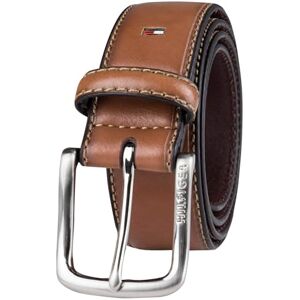 Tommy Hilfiger Cinturón casual para hombre, marrón (Brown Logo), 3-6 meses Tommy Hilfiger Cinturón casual para hombre, marrón (Brown Logo), 3-6 meses