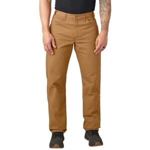 Dickies Pantalones de mezclilla de pierna recta para hombre, Marrón (Brown Duck), 36W x 34L Dickies Pantalones de mezclilla de pierna recta para hombre, Marrón (Brown Duck), 36W x 34L