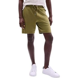 Tommy Hilfiger Essential Pantalón corto de forro polar para hombre, colección 2025, Th Uniform Olive, XX-Large Tommy Hilfiger Essential Pantalón corto de forro polar para hombre, colección 2025, Th Uniform Olive, XX-Large