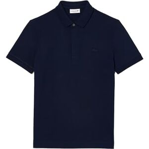 Lacoste Polo Regular fit Smart Paris de algodón Stretch y Manga Corta para Hombre, Azul Marino, Mediano Lacoste Polo Regular fit Smart Paris de algodón Stretch y Manga Corta para Hombre, Azul Marino, Mediano