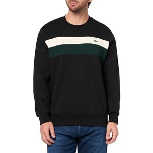 Lacoste Sudadera de Forro Polar para Hombre, Color Negro/laponia/Sinople, Talla XXL Lacoste Sudadera de Forro Polar para Hombre, Color Negro/laponia/Sinople, Talla XXL
