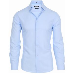 Nautica Camisas de vestir para hombre, de manga larga, tela de poliéster sin arrugas, elástico en 4 direcciones, Micro azul claro, 16"-16.5" Neck 34"-35" Sleeve Nautica Camisas de vestir para hombre, de manga larga, tela de poliéster sin arrugas, elástico en 4 direcciones, Micro azul claro, 16"-16.5" Neck 34"-35" Sleeve