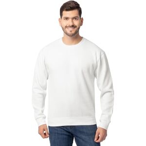 Fruit of the Loom Eversoft Sudadera de Forro Polar con Cuello Redondo para Hombre, Absorbe la Humedad y Transpirable, Tallas S-4x, Blanco, X-Large Fruit of the Loom Eversoft Sudadera de Forro Polar con Cuello Redondo para Hombre, Absorbe la Humedad y Transpirable, Tallas S-4x, Blanco, X-Large