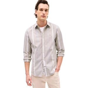 Tommy Hilfiger camisa Oxford de manga larga para hombre con botones en ajuste regular (paquete de 1), M Tommy Hilfiger camisa Oxford de manga larga para hombre con botones en ajuste regular (paquete de 1), M