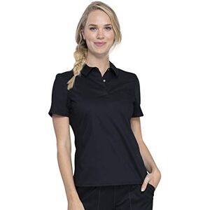 Cherokee Workwear WW Revolution Snap Front Polo Shirt, WW698, M, Black Cherokee Workwear WW Revolution Snap Front Polo Shirt, WW698, M, Black