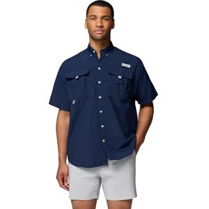 Columbia PFG Bahama II Camisa de Manga Corta para Hombre, Azul Marino colegial, 6XL Columbia PFG Bahama II Camisa de Manga Corta para Hombre, Azul Marino colegial, 6XL